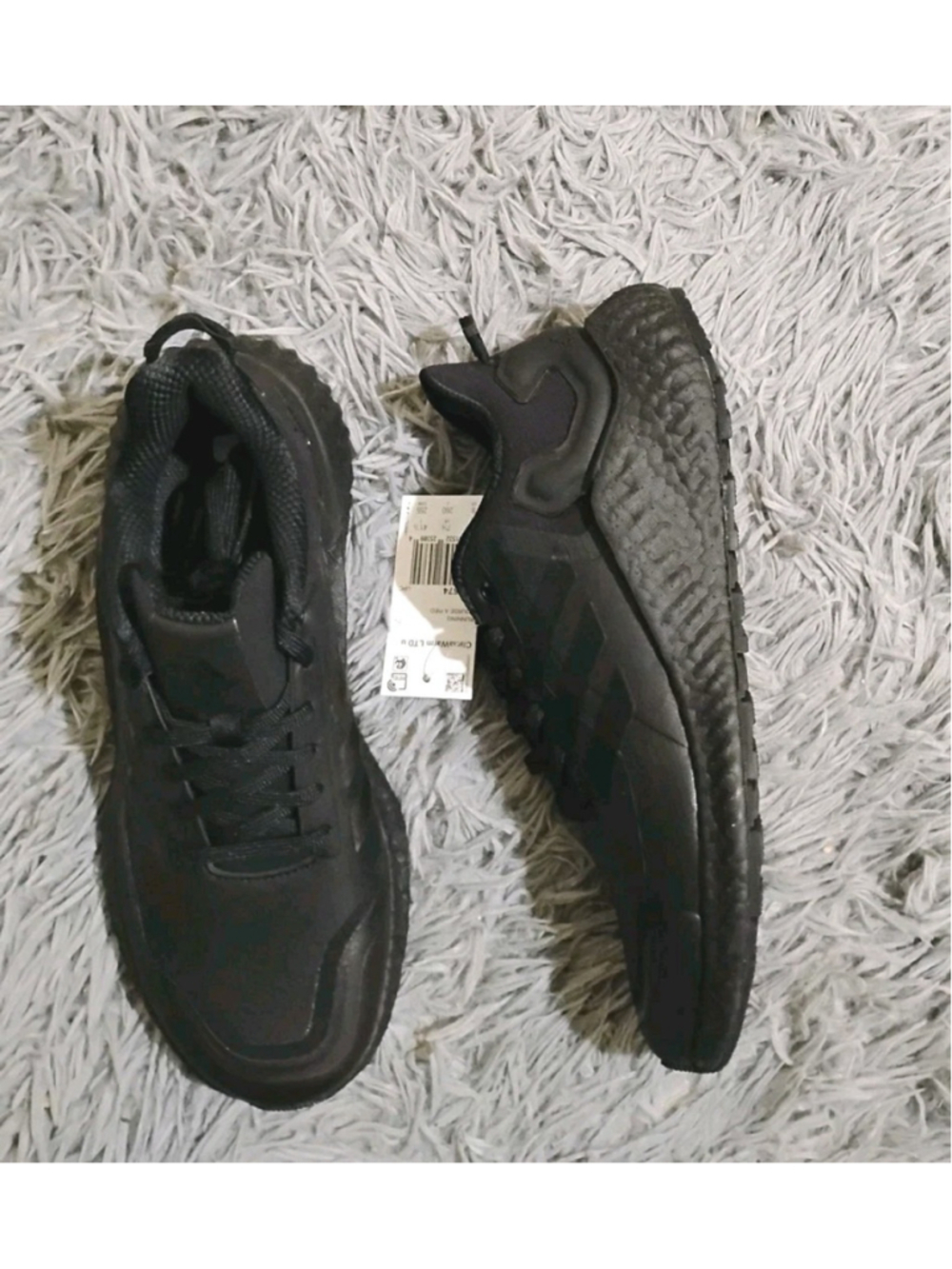 Adidas Climawarm Ltd EG5574 Men's Size 8 Black Athletic Sneaker Shoes